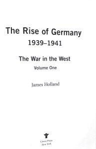 The Rise of Germany 1939-1941 The War in the West