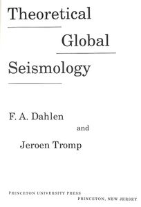 Theoretical Global Seismology