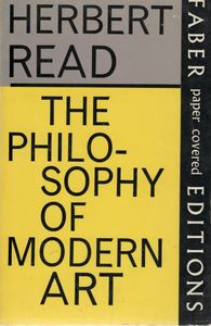 The Philosophy of Modern Art