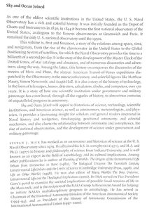 Sky and Ocean Joined - The U.S. Naval Observatory 1830-2000