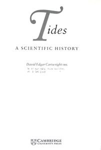 Tides - A Scientific History