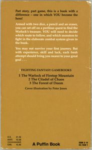 The Warlock of Firetop Mountain
