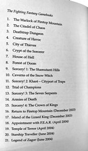 The Warlock of Firetop Mountain