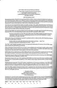 The Holy Bible, English Standard Version (ESV Bible, The Personal Reference Edition)