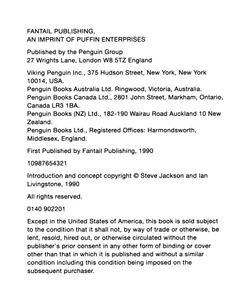 The Fighting Fantasy Poster Book