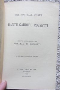 The Poetical Works of Dante Gabriel Rossetti
