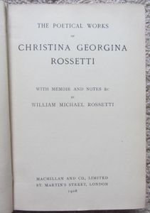 The Poetical Works of Christina Georgina Rossetti