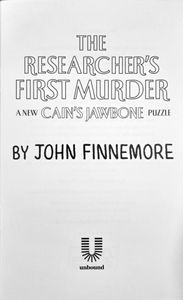 The Researcher's First Murder