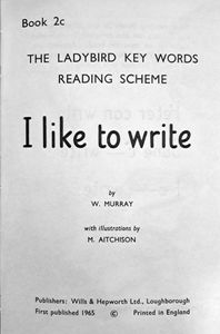 I like to write