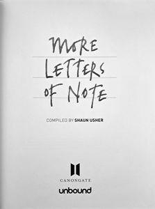 More Letters of Note