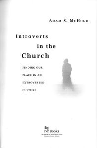 Introverts in the Church: Finding Our Place in an Extroverted Culture
