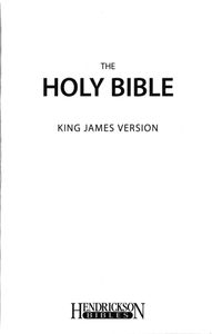 The Holy Bible, King James Version