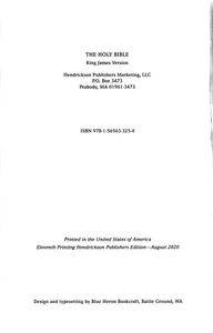 The Holy Bible, King James Version