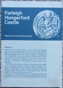 Farleigh Hungerford Castle