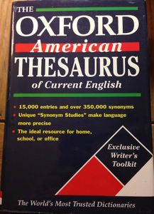 The Oxford American Thesaurus of Current English