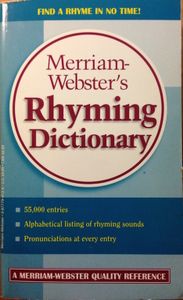 Merriam Webster's Rhyming Dictionary