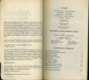 The American Heritage Spanish Dictionary (Spanish/English — English/Spanish)
