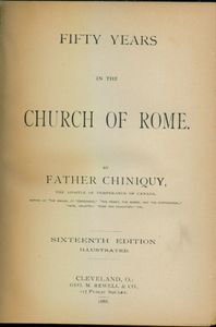 Fifty Years in the Church of Rome