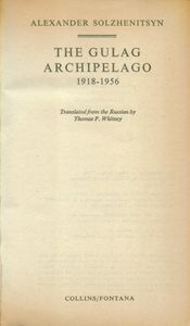 The Gulag Archipelago