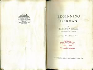 Beginning German
