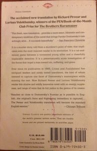 Crime and Punishment: A Novel in Six Parts with Epilogue