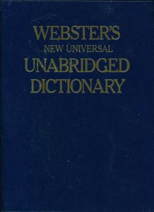 Webster's New Universal Unabridged Dictionary (Deluxe Second Edition)