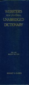 Webster's New Universal Unabridged Dictionary (Deluxe Second Edition)