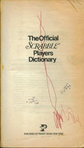 The Official Scrabble Players Dictionary