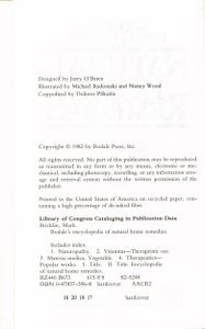 Rodale's Encyclopedia Of Natural Home Remedies (Hundreds Of Simple Healing Techniques For Everyday Illness And Emergencies)