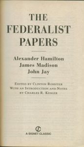 The Federalist Papers