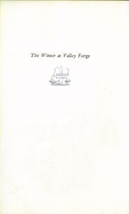 The Winter At Valley Forge