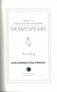 How To Teach Your Children Shakespeare