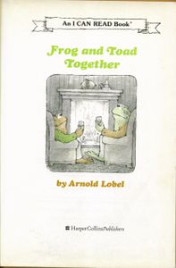 Frog and Toad are Friends