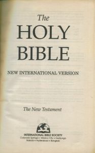 Holy Bible The New Testament