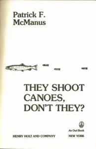 They Shoot Canoes, Don't They?