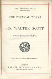 Scott's Poetical Works