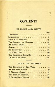 In Black and White / Under the Deodars