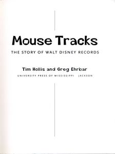Mouse Tracks The Story Of Walt Disney Records