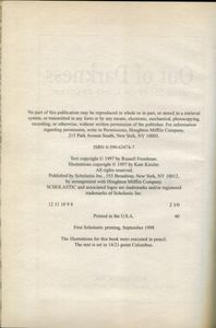 Out Of Darkness (The Story Of Louis Braille)