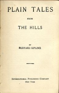 Plain Tales from the Hills