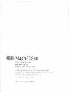 Pre-Algebra (Instruction Manual)
