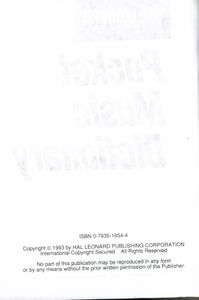 Pocket Music Dictionary