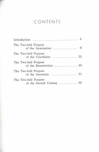 The Two-fold Purpose Of God