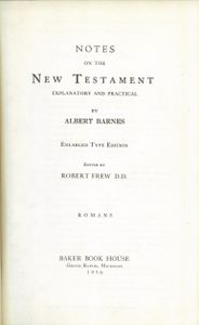 Barnes On The New Testament - Romans