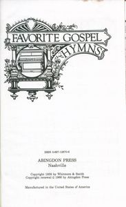 Favorite Gospel Hymns