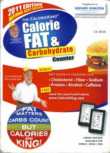 The CalorieKing Calorie Fat & Carbohydrate Counter (2011 Edition)
