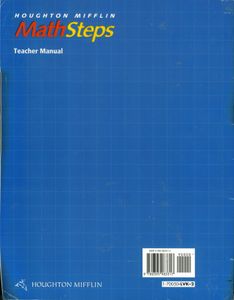 Computational Skills Tutorial - Houghton Mifflin Math Steps Levels K-2 - Teacher Manual