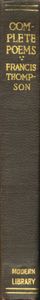 Complete Poetical Works Of Francis Thompson