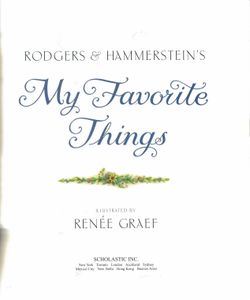 Rodgers & Hammerstein's My Favorite Things