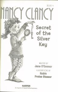 Nancy Clancy Secret of the Silver Key